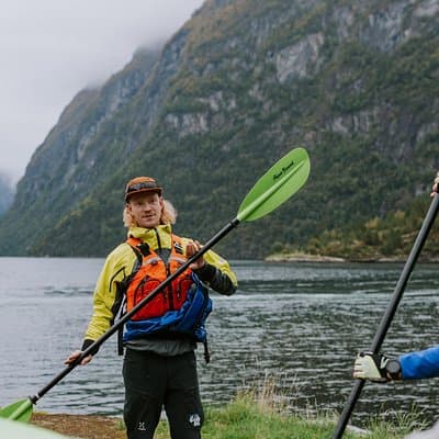 Kayak Tour with Waterfall Views in Geiranger