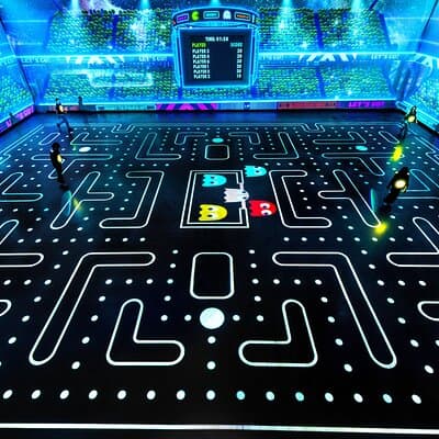 Experience to Play PAC MAN in Real Life