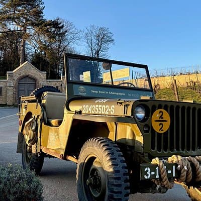 Jeep tour in the Champagne Vineyard with tasting