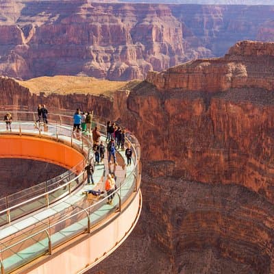 Grand Canyon West+Hoover Dam View + WiFi (Skywalk/Lunch options)