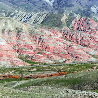 Baku: Guba Shahdag-Candy Cane Mountains Tour/ Entry Included
