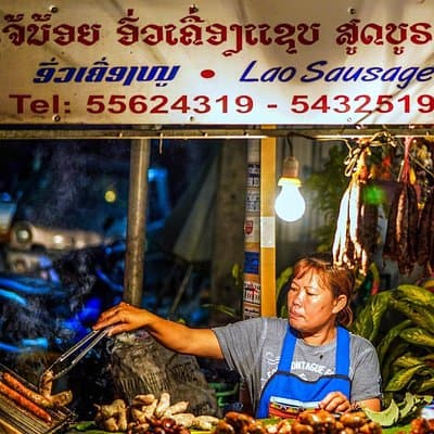 Vientiane Cuisine and Culture with Tuk Tuk Tour
