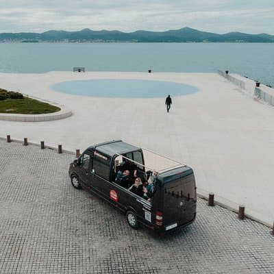 Experience Zadar Cabrio Guided Tour from Cruise Port