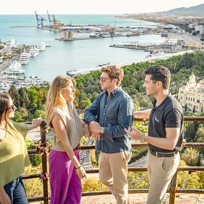 Malaga City Old Town Walking Tour, Alcazaba & Catamaran Cruise
