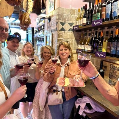 Trevi Fountain, Pantheon, and Campo Dei Fiori Market Food and Wine Tour