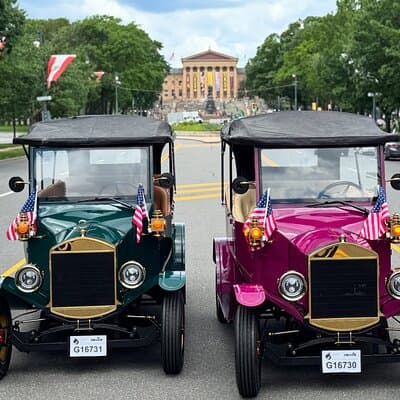 Explore Philadelphia via Vintage Car or Electric cart