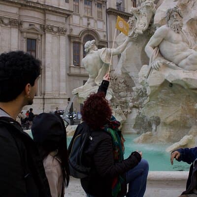 Rome City, Pantheon, and Trevi Fountain Walking Tour