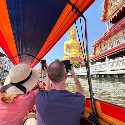 Bangkok Canal Tour Wat Pak Nam, Artist House, Flower Market