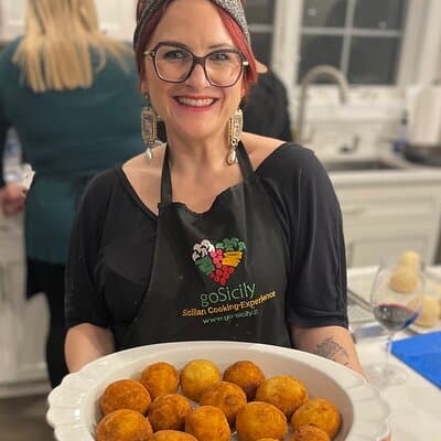 Cooking class on Arancine in Agrigento