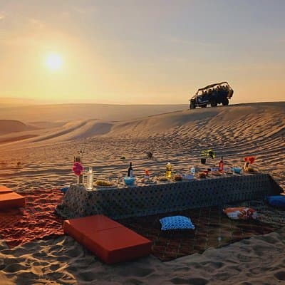 Paracas and Huacachina Exclusive Sunset Picnic Tour