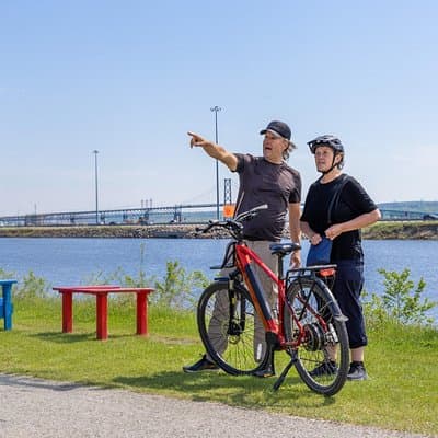 Quebec City: Montmorency Falls and Microbrewery eBike Tour