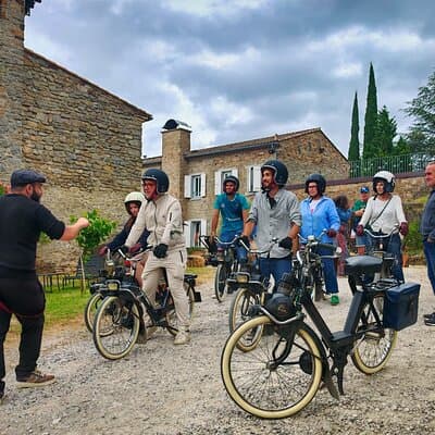 Vintage Solex EN ride in Carcassonne