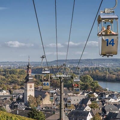from Frankfurt: River Rhein, Ruedesheim, Loreley and Mini Cruise