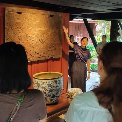 Bangkok: Silk Legacy & Art at Jim Thompson’s Home -with transfers