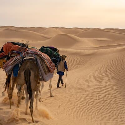 From Tunis/Hammamet/Sousse : 2 day Sahara tour with night in tent