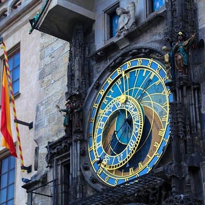 Prague Astronomical Clock with Town Hall Tower and River Cruise
