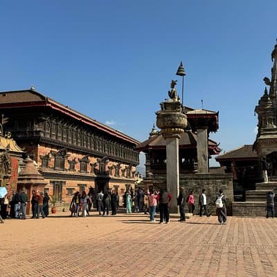 Kathmandu: Patan & Bhaktapur Heritage Tour with Lunch.