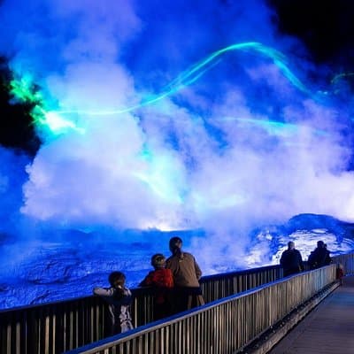 Mārama: Geyser Light Trail at Te Puia