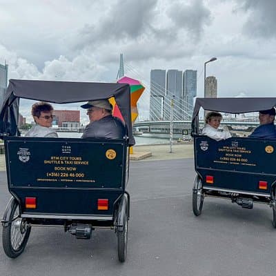 Private Pedicab/Rickshaw Tour of Rotterdam With a Local Guide