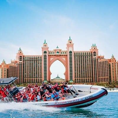 90 Minutes Speedboat Tour: Marina, Atlantis, Palm & Burj Al Arab