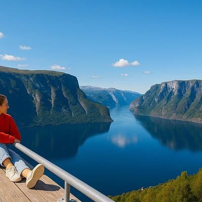 Bergen: UNESCO NærøyFjord Cruise, Flåm & Stegastein - Incl. Lunch