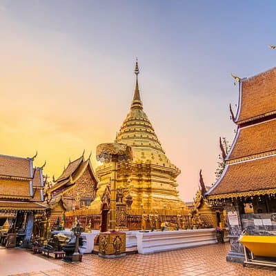 Chiang Mai: Doi Suthep, Jungle Temple & Waterfall by Red Truck