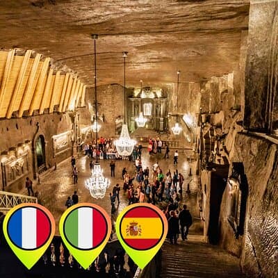 Wieliczka Salt Mine Guided Tour + Ticket & Transfer from Krakow