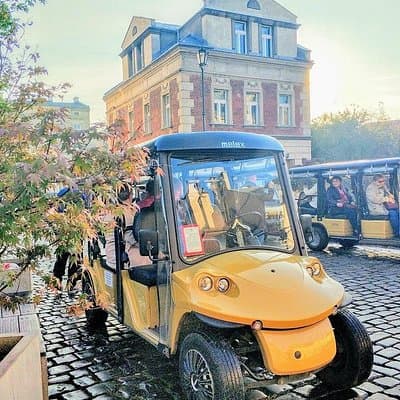 Krakow: Jewish Quarter and Ghetto Sightseeing Golf Cart Tour