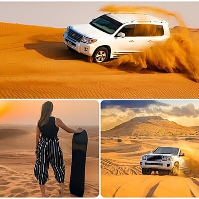 Qatar: Desert Dune Bashing with lunch/dinner in Desert Beach Camp