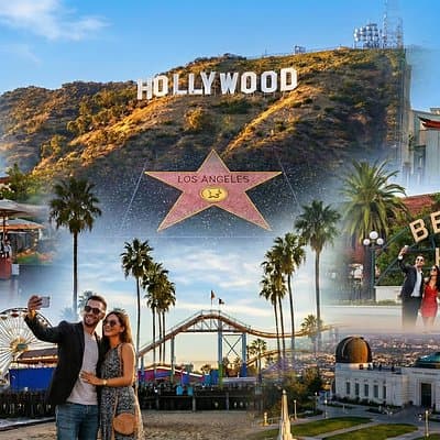 Tour of LA, Hollywood, Beverly Hills and Beach with Hotel Pickup