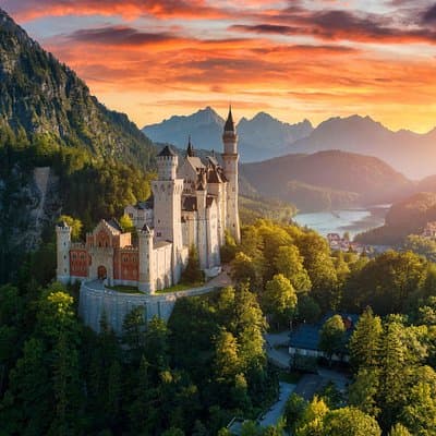 Neuschwanstein Castle and Linderhof Day Tour from Munich