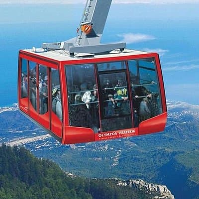Antalya : Old City, Waterfalls with Boat & Olympos Cable Car