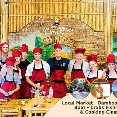Cooking Class Hoi An:Local Market, Basket Boat, Fishing & Cooking