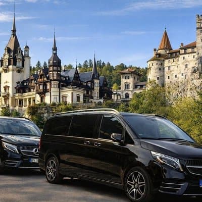3 Castles Brasov |Mercedes & Hotel Pickup| Peles Bran Cantacuzino