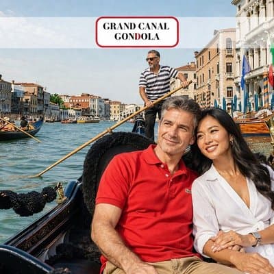 Grand Canal Gondola Ride with Storytelling & Gondola Gallery™