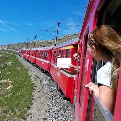 Bernina Red Train, Swiss Alps & St Moritz From Milan