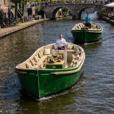 Utrecht Open Boat Canal Cruise with Drink Option