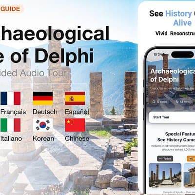 Delphi Archaeological Site Self-Guided Audio Tour No Ticket