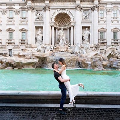 Rome: Trevi Fountain Photoshoot, Private & Early Morning