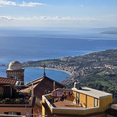 Castelmola Village and Etna Winery from Taormina Sicily Wine Tour