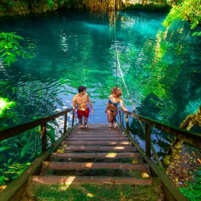 Small-Group 3 Hidden Cenotes Adventure with Tequila Tasting