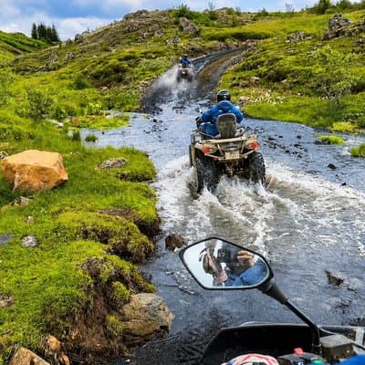 2.5 hour Twin Peaks ATV Adventure with pickup from Reykjavik