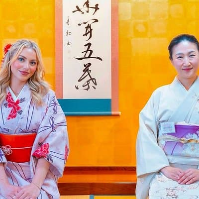 Tokyo OSHARE Asakusa Kimono Rental Makeup and Tea Ceremony