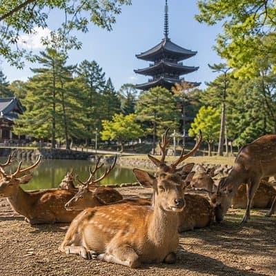 Nara Private local Tour with Local Guide and Optional Bungy Jump
