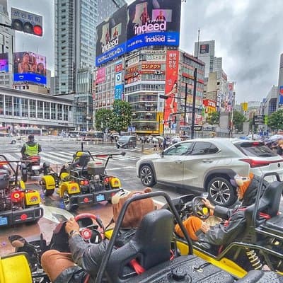 Tokyo Go Kart Tour Shibuya Crossing and Tokyo Tower
