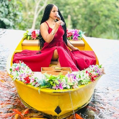 Koi Photo Boat Bali Swing Monkey Forest and Tegenungan Waterfall