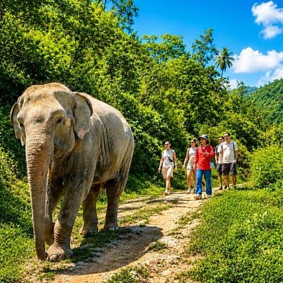 Phuket: Patong Hill Tribe Elephant Village Half Day Small-Group