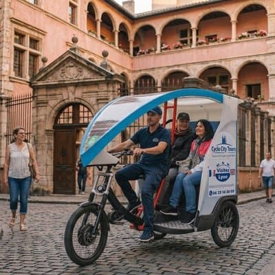 1 or 2-Hour Pedicab tour of Lyon