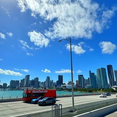 Miami City Sightseeing Double Decker Bus Tour