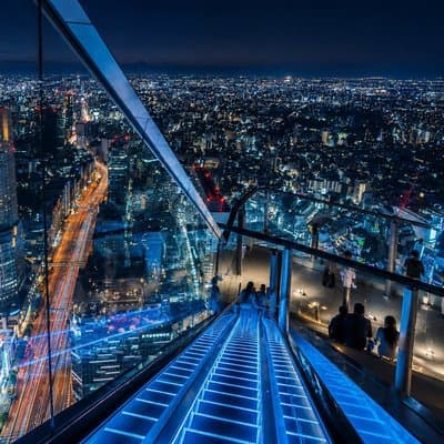 Shibuya Night Tour Neon Streets and Panoramic Views